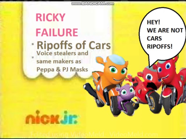 My parody of the Nick Jr. Ricky Zoom curriculum board