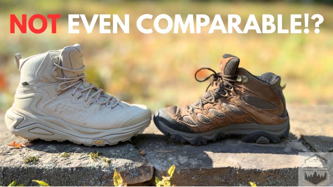 モモキングvs Hoka Kaha 3 vs Merrell Moab 3 | This Was Surprising.. - YouTube