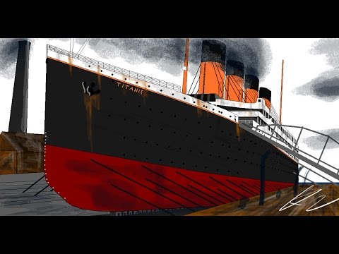 Building the Titanic on paint - YouTube