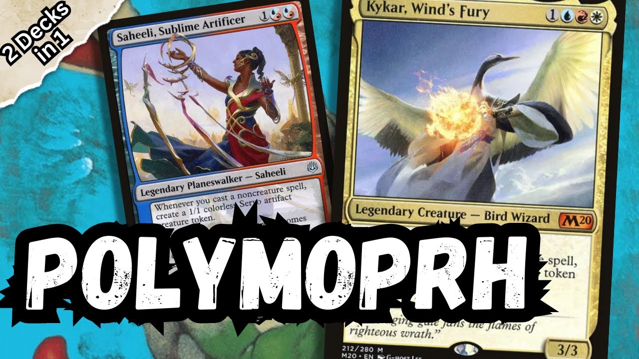 EDH with OATH Kykar, Winds Fury Saheeli, Sublime Artificer 2 decks