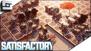 Making A Factory For Plates And Rotors In Satisfactory Early Access Gameplay E6