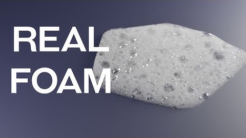 How to Create Photorealistic Foam in Blender | Real Foam Addon
