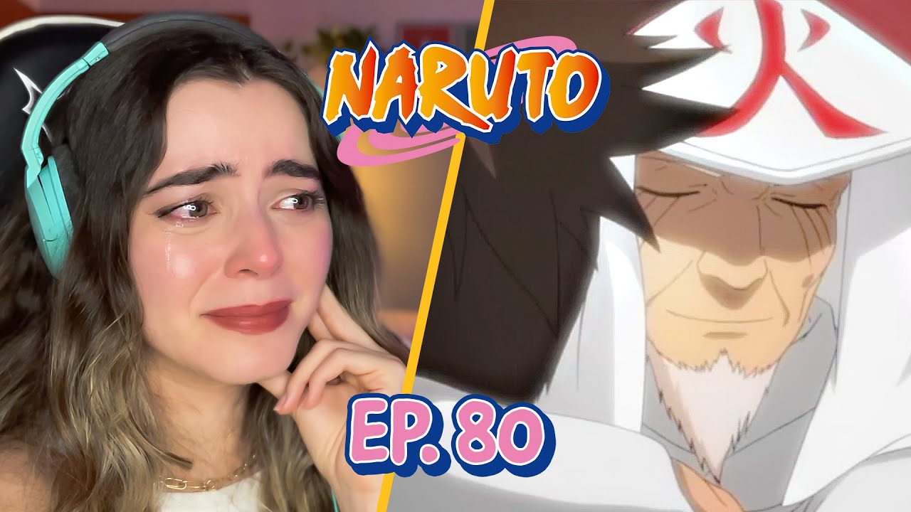 O Terceiro Hokage, para sempre 😭😭😭 [React Naruto ep. 80] #fzzreage
