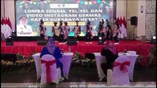 Senam KSH se -surabaya (the best kostum terbaik) kec Pakal.