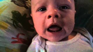 Wyatt losing his sneezes. Haha