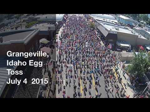 WORLDS LARGEST EGG TOSS (Grangeville, Idaho)