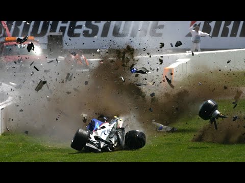 Crash 300 KPH -  Robert Kubica - Grand Prix Canad  - Formula 1 - 2007