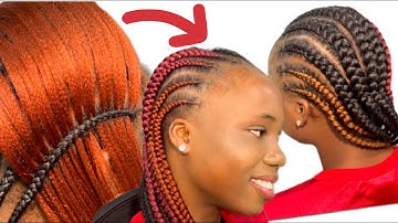 HOW TO: 🔥#FEEDIN CORNROWS WITH CROTCHET CANT FEED-IN?? TRY THIS
