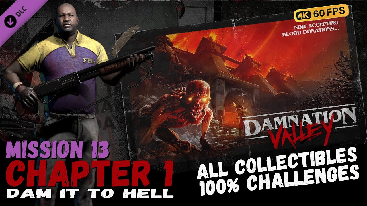 Zombie Army 4 DLC Mission Damnation Valley Chapter 1 Dam it to Hell