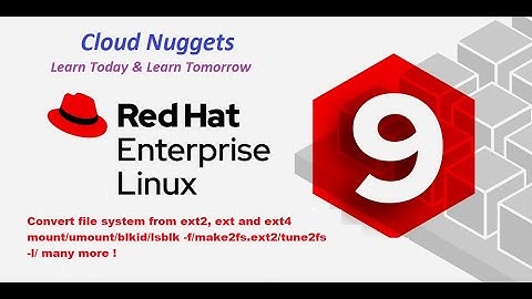 Convert Ext2/Ext3 File Systems to Ext4 on Linux | RHCSE for Beginners