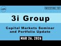3i Group Capital Markets Seminar and Portfolio Update | March 26, 2026