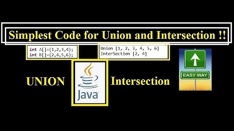 How to find Union & Intersection of Two arrays #sdet #interview #java #qa  @SDET-tech  #hashset
