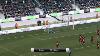 PES 2012 free-kick goals of Tibi Balan from 24 and 42 m.avi