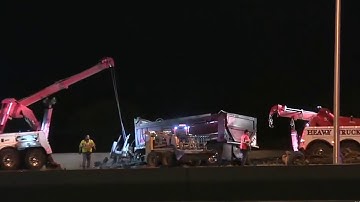 Lanes on Loop 1604 closed on Far West Side after fiery 18-wheeler crash