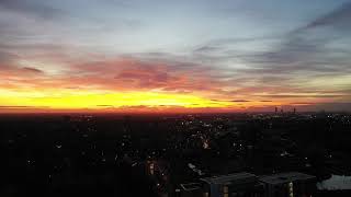 Tonights Sunset over Manchester 14th 11 2018 (4K)