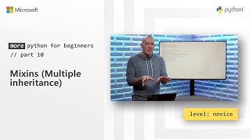 Mixins (Multiple inheritance) | More Python for Beginners [10 of 20]