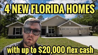 Inside 4 New Florida Homes For Sale From The $250,000's, With Up To $20,000 in Flex Money!