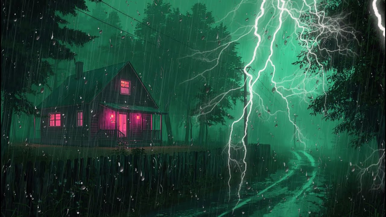Lluvia con Truenos en la Noche – Sonidos para Dormir, Relajarte y ...