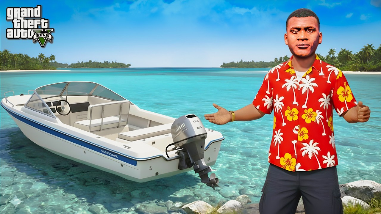 GTA 5: Franklin Build A Custom Racing Boat In Gta 5 ( Gta 5 mods )