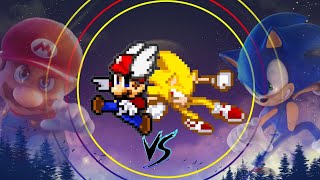 Mario Vs Sonic (Animación de Sprites)