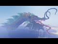 Minecraft Creative Build: Minecraft timelapse of a sea serpent sculpture / nether portal by Funtazer