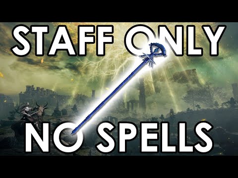 Making an OP Build with Only Staffs No Spells