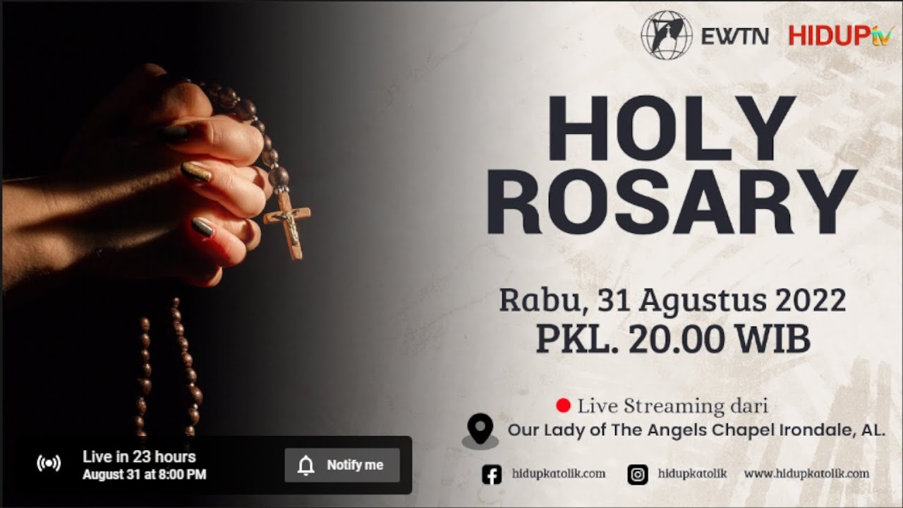 THE HOLY ROSARY AND DEVOTION WITH THE FRANCISCAN MISSIONARIES OF THE ETERNAL WORD