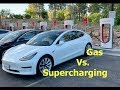 Cost of Supercharging Vs. Gas **MPG not MPH