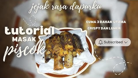tutorial masak piscok? janlupa recook ya!