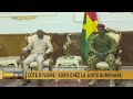 Burkina faso  guillaume soro rencontre le capitaine traor