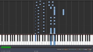 Czerny Exercise 62 from Practical Method for Beginners at 70BPM in Synthesia