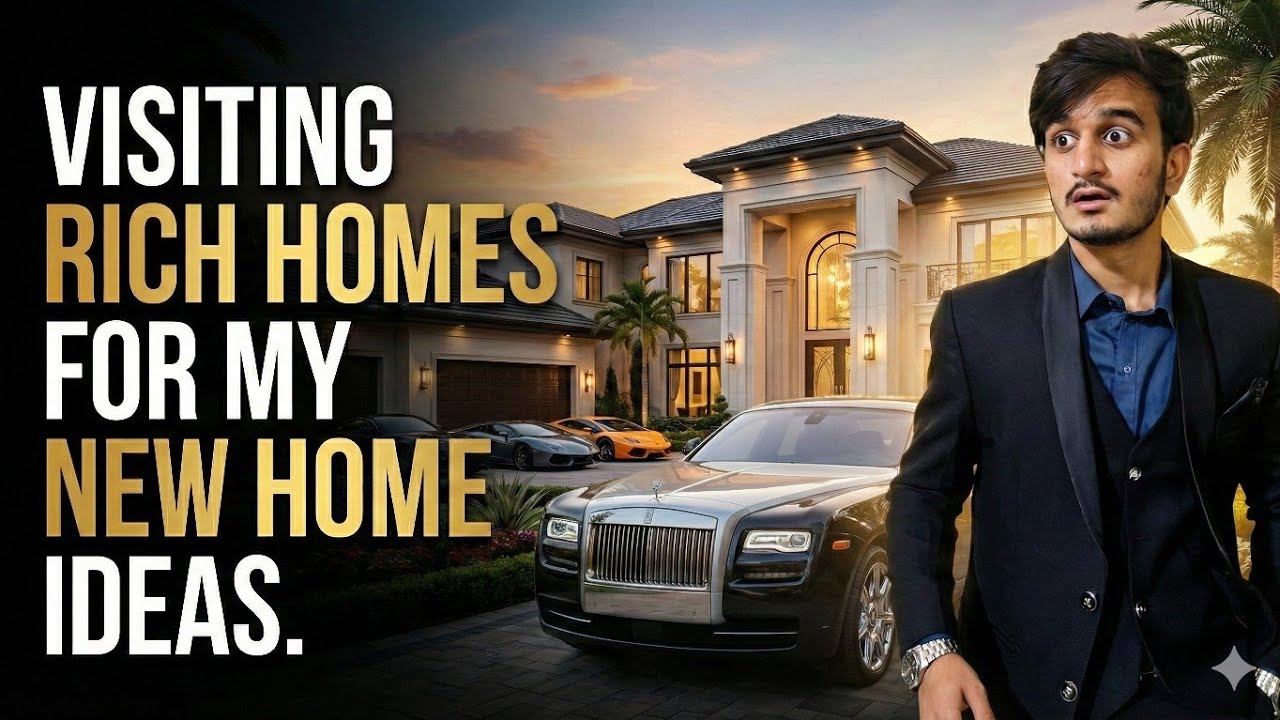 Visiting RICH HOMES for my NEW HOME Ideas 🤑💸 RICH HOMES & CARS