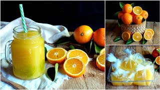 كيفية صنع اروع عصير برتقال طبيعي وطريقة تخزينه لشهر رمضان المبارك بطريقة جد بسيطة  #عصير_البرتقال