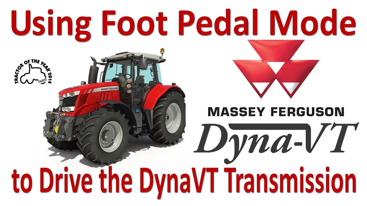 Massey Ferguson Dyna-VT: Using Foot Pedal Mode