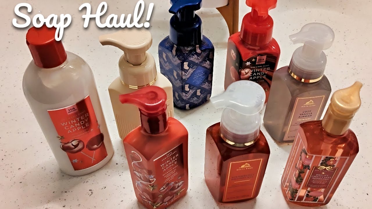 Holiday Soap Haul From Bath and Body! - VLOGMAS 2024: DAY 12