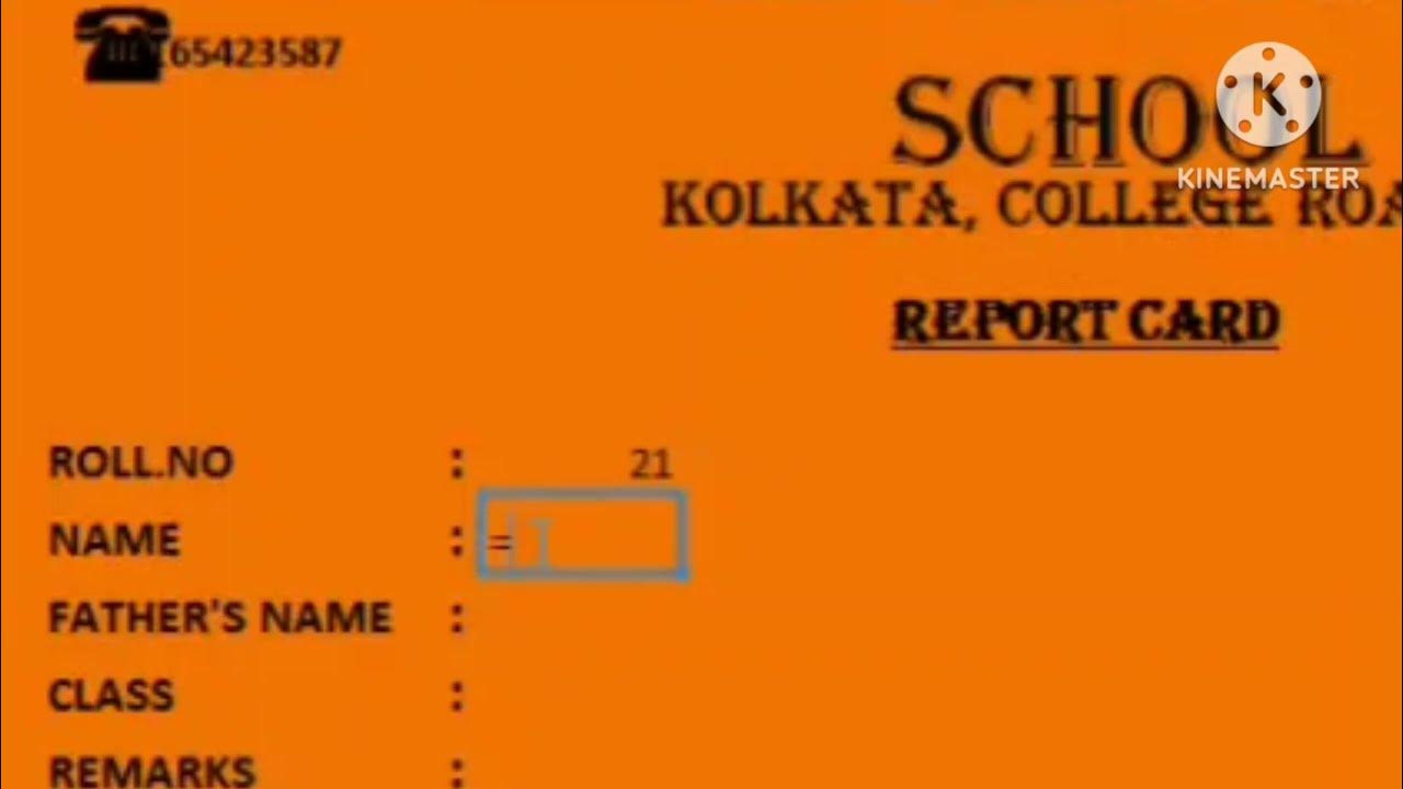 excel-tutorial-students-progress-report-card-automatic-report-card