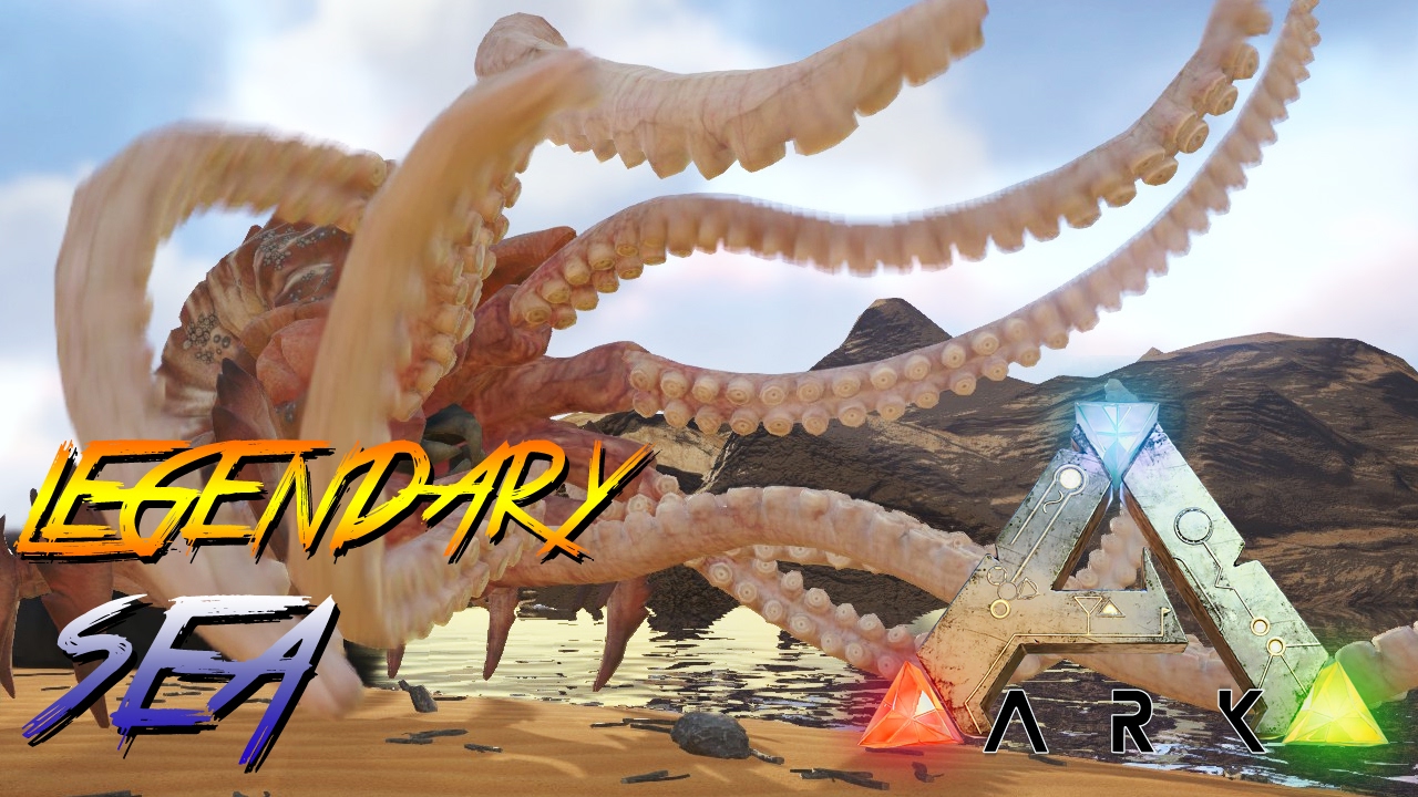 Hewan Legendaris Di Dalam Laut Level 2000 Ark Survival