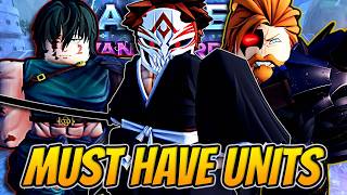 The *BEST* Must Have UNITS In Anime Vanguards That Is ALWAYS META!