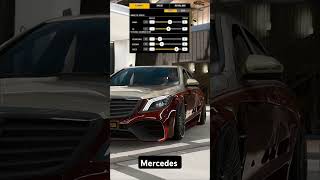 Mercedes Maybach car fitment tutorial in Cpm2 #fyp #fypp #cpm2 #carparkingm #shorts