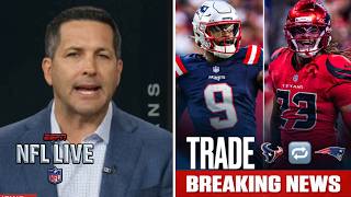 Adam Schefter BREAKING: Patriots trading Kayshon Boutte to Texans for J. Reed, draft pick | NFL LIVE