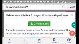 como baixar vídeos mp3 No X2download  e Y2meta