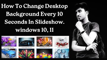 Change Desktop Background Every 10 Seconds in Slideshow. Windows 10, 11 #changebackground