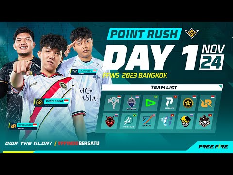 [ID] Free Fire World Series - Point Rush Day 1