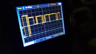 Fault finding on Dali Emergency system with OWON HDS2102S scope.