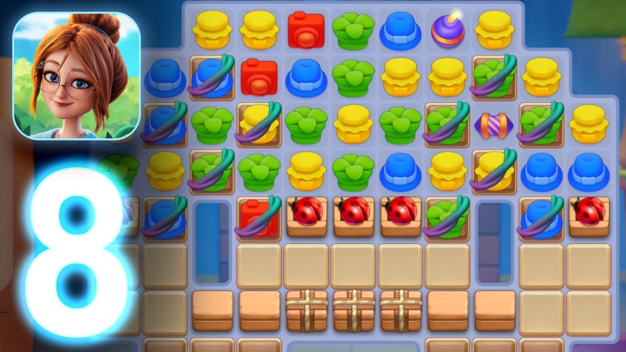 Merge Gardens - ‏‏Gameplay walkthrough Part 8 (iOS, Android)