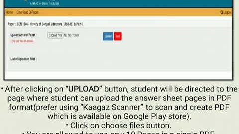 how to download questions paper and upload the answer sheet for Gauhati University exam 2021