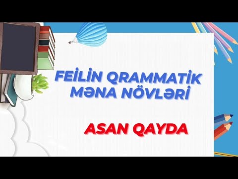 FEİLİN QRAMMATİK MƏNA