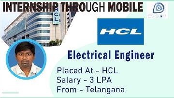 Congrats, Gopalakrishna | ELECTRICAL ENGINEER | 3LPA | Got Selected as Tech Support Engineer in HCL
