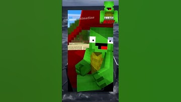 Mikey Prank - MAIZEN Minecraft Animation #shorts