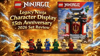 LEGO NINJAGO Legacy Ninja Character Display 15th Anniversary (71866) - 2026 Set Review